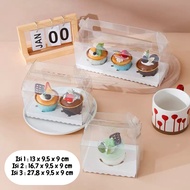 [MICA CUPCAKE BOX CARRY] Mika Box Packaging Pudding, Cupcake Box Packaging, Mika Cake Hampers, Conte