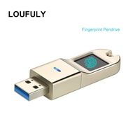 Encrypted Fingerprint encrypted Flash Drive USB 3.0 16GB 32GB 64GB 128GB Password Key Secure Pen Drive Encrypted For Business