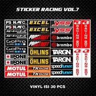 HOLOGRAM RACING STICKER STICKER PACK HOLOGRAM STICKER/ RACING STICKER/ VOL.7/9