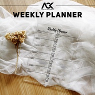Acrylic Weekly Planner Weekly Planner/ Acrylic Planner/ Schedule Board/ Schedule Board/ Acrylic Cale
