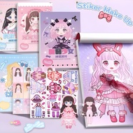BUNDLE DIY Sticker Book, Dress Up Book, DIY Sticker Book/ Cute Vintage Sticker Dress Up Book