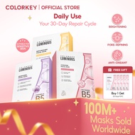 [bundle of 3]COLORKEY LUMINOUS Facial Sheet Mask B5 Hydrating (10ea x 3ea) soothing whitening  sheet