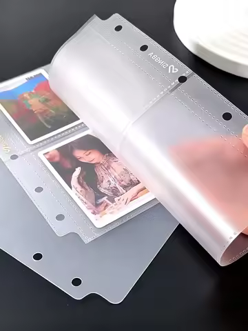 10Pcs SINGBA A5 Binder Refill Pages Matte Acid Free Photocard Sleeve for Instax Polaroid Film Tradin