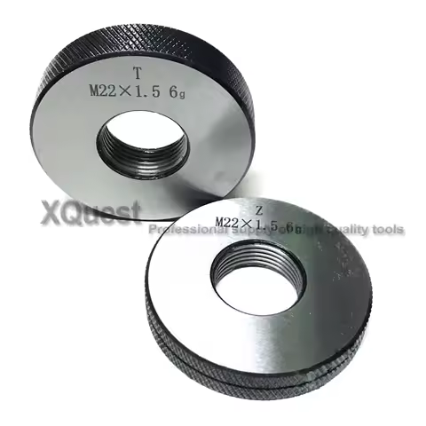 6G Metric thread ring gauge set m22 m22x2.5 m22x2 m22x1.5 m22x1 T Z Fine screw thread ring gage dete