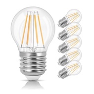 Bộ 6 Bóng đèn tròn trang trí Edison Vintage G45 4W E27