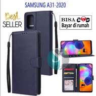 Premium ✅ Flip CASE SAMSUNG A31 (2020)/A51 FLIP WALLET HP CASING, FLIP WALLET LEATHER COVER, FLIP LEATHER Book COVER MAGNETIC HARDCASE SOFTCASE Silicone FLIPCOVER/FLIP Card/CAMERA PROTECTOR/SLOTCARD ATM HOLDER Women Men