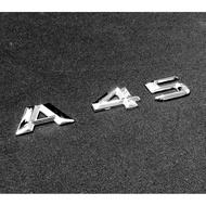 BENZ A45 15 New Style Pointed Font Word Mark Body Word Sticker Rear Box Font Font Height 23mm
