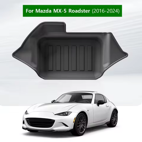 For Mazda MX-5 Miata MX5 MX 5 Mazda Roadster 2016 -2024 TPE 3D Car Trunk Pad Cargo Liner Trunk Mat A