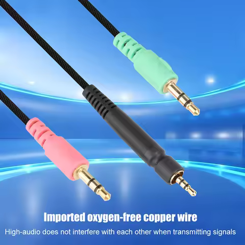 Gaming Headset Line Gaming Headphone Cable for Sennheiser G4ME ONE / PC 373D / PC37X GSP350 / 500 / 