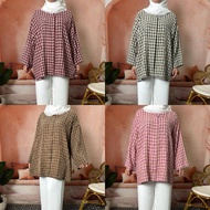 APPLE COUTURE CHECKED TOP