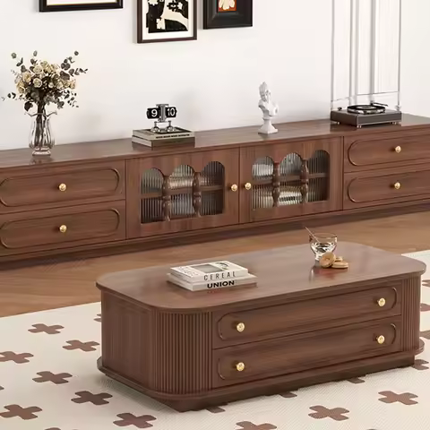 Entertainment Living Room Tv Stands Console Cabinets Minimalist Drawers Tv Table Shelf Portable Arch