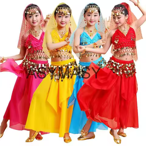 egyptian princess oriental indian dance costume bollywood belly dance costume clothes set profession
