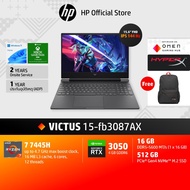 HP Victus 15 | Ryzen 7 7445H | RTX 3050 | 16GB/512GB | FHD IPS 144 Hz| 15-fb3087AX โน๊ตบุ๊ค Gaming |
