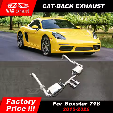 Exhaust Pipe Stainless Steel Cat-back Down Pipe Car Exhaust Modified Accessories For Cayman Boxster 