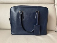 Unisex Prada Navy Briefcase 公事包