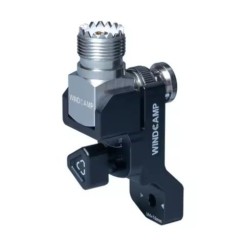 WINDCAMP RC-2 CNC Aluminum Alloy Quick Release Antenna Stand Support for ICOM705 ICOM IC-705 RC2 Ada