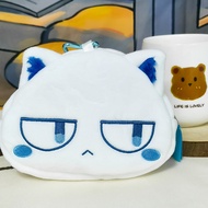 Hololive Hoshimachi Suisei Bag Cute Cat Face Plush Purse Keychain Pouch