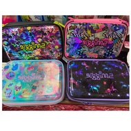 Smiggle Pencil Case Hardtop Double Zip Up Galaxy Limited Edition