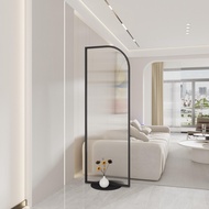 [Perforation-Free] Long Rainbow Glass Screen Partition Removable Living Room Simple Modern Entrance 