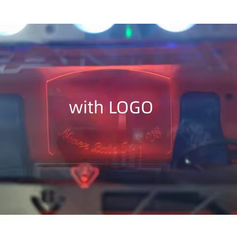 Tamiya Acrylic Scania Logo LED Light Lamp for 1/14 TAMIYA Truck Remote Control Tractor Scania R620 R