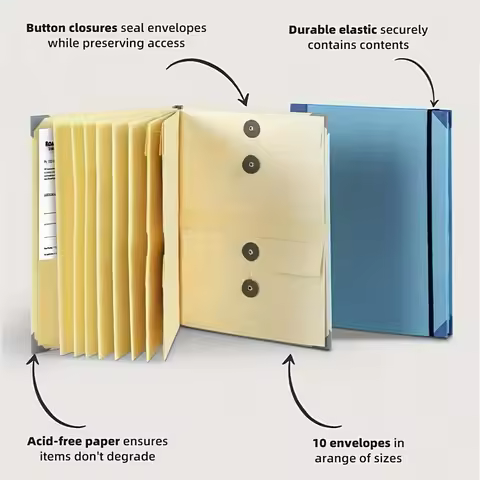 1 organ file bag, multi-layer classified storage bag, coil design, File Organizer, School Supplies f
