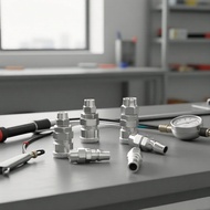 Quick Connect Tool Air Gun Hose C-Type Self-Locking Air Pump Coupling Accessories Air Compressor  Al