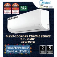 NEW Midea Inverter Air Cond/Air conditioner R32 MSXS-CRDN8 1hp 1.5hp 2hp 2.5hp