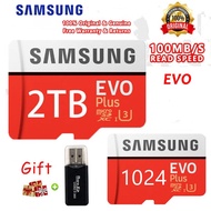 Original Samsung EVO plus 2TB memory card 1tb micro sd card 521G high speed sd memory card mobile phone tablet camera memory card
