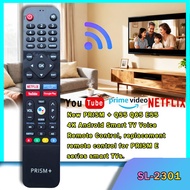 New PRISM + Q55 Q65 E55 4K Android Smart TV Voice Remote Control, replacement remote control for PRI