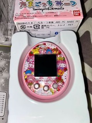 絕版 Bandai 2019 他媽哥池 拓麻歌子 Tamagotchi Meets｜x Sanrio 三麗鷗 粉紅色｜寵物蛋 遊戲機