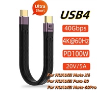 KAIYUE 40Gbps Data Sync Short Cable Accessories  USB C to Type C  Cable USB Charging Cable for  HUAW