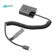 EL14 Dummy Coupler Battery Type-C Spring Cable for  D3100 D3500 D5100 D5200 D5300 D5600 P7000 P7100 