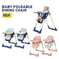 Baby Kid Dining High Chair Foldable Travel High Chair Toddler Feeding Eating Chair