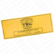 TWG TEABAGS - UVA HIGHLANDS BOP (BLACK TEA) - GIFT WRAPPING AVAILABLE