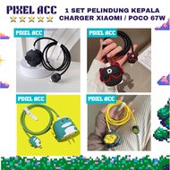 1 SET 67w XIAOMI/REDMI/POCO 67WATT / 90 watt / FULL SET 4 IN 1 Case Cover Protector Xiaomi Charger P