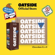 OATSIDE Chocolate Oat Milk 1L x 6 - Dairy Free, Rich, Made with Real Cacao