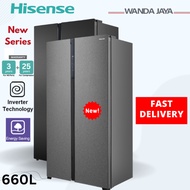 [Other States] Hisense INVERTER Side by Side Fridge 510L 660L 780L Refrigerator