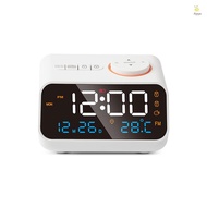 Clock With Adjustable Snooze Function With Temperature And Support Adjustable Snooze And Humidity Display With Fm Radio Alarm Humidity Display Support Fm Radio Led Radio Led Clock
