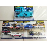 Hot Wheels Premium Team Transport Nissan Skyline 2000GTR LBWK Kenmeri Mercedes Benz 300SL '63Chevy N