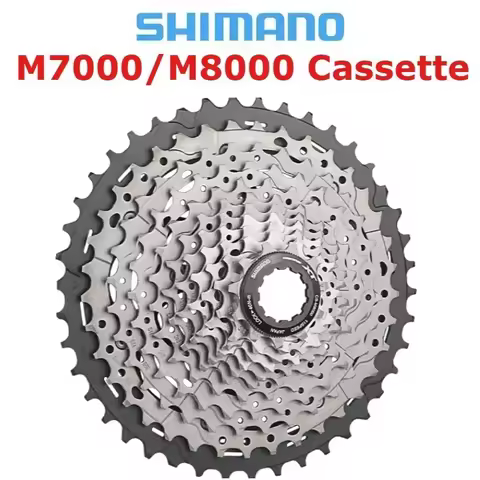 SHIMANO SLX M7000 / XT M8000 Cassette – 11-Speed 11-40T 11-42T 11-46T MTB Cassette Sprocket, GRX Com