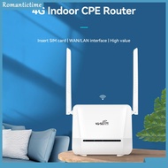 ✼ Romantic ✼  4G Lte Router with Sim Card Slot 4G Wifi Router 150Mbps Portable Wireless Router