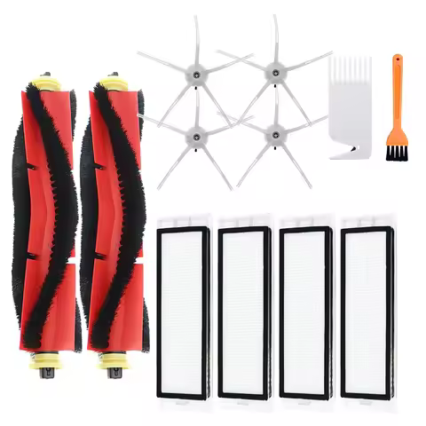 Main Brush Side Brush HEPA Filter Mop Pad For Roborock S5, S5 Max, S4, S4 Max, S6, S6 MaxV, S50 S65,
