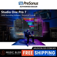 PreSonus Studio One Pro 7 - DAW Recording Software - Perpetual License