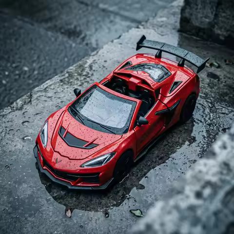 1:32 Chevrolet Corvette C8 ZR1X Track Enhanced Version Supercar Alloy Metal Diecast Model Car Simula