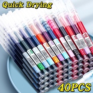 18/12/8 Colors Quick-Drying Gel Pens 0.5mm Rollerball Pen Student Office Pen Sign Pen Ballpen Set