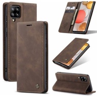 MR - Caseme Samsung M62 Leather Flip Case Dompet Magnetic Cover