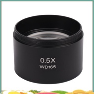 Wd165 0.5X Stereo Microscope Auxiliary Objective Lens Barlow Lens with 1-7/8 Inch(M48Mm)Mounting Thr