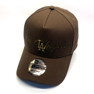 New Era Cap 9Forty A-Frame MLB LA Dodgers Metal Crest Brown