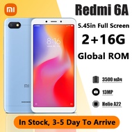 BRAND NEW XiaoMi Redmi 6A Redmi 6 SmartPhone 5.45" Global rom 3GB RAM 32GB ROM MTK6762M Quad Core 13.0MP Android 8.1 3000mAh 4G LTE Mobile Phone
