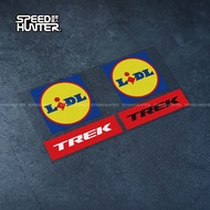 Suitable for Lidl-Trek Lidl-Trek Bicycle Team Stickers Road Frame Beam Waterproof Decorative Sticker